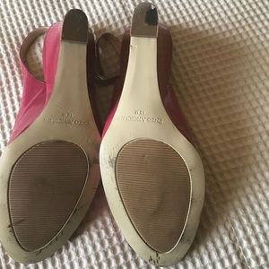 Enzo Hot Pink Wedges